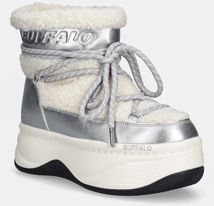 Snehule Buffalo Orcus Snow Boot strieborná farba, 1270162-SLV