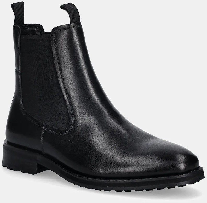 Kožené topánky chelsea Vagabond Shoemakers BRIAN čierna farba, 6094-101-20