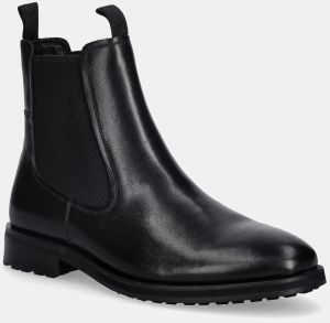Kožené topánky chelsea Vagabond Shoemakers BRIAN čierna farba, 6094-101-20