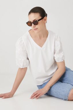 Tričko Medicine dámske, biela farba