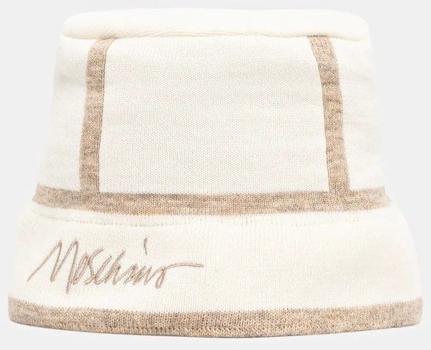 Vlnený klobúk Moschino béžová farba, M3353 65460
