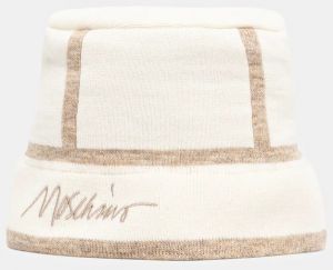 Vlnený klobúk Moschino béžová farba, M3353 65460
