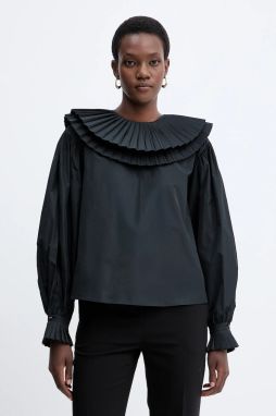 Blúzka Twinset čierna farba, jednofarebná, 252TS2112