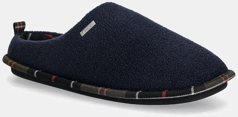 Papuče Barbour Hexham tmavomodrá farba, MSL0029NY78
