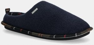 Papuče Barbour Hexham tmavomodrá farba, MSL0029NY78
