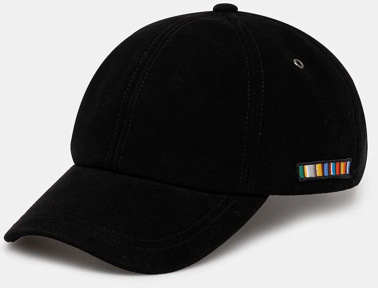 Čiapka so semišovým šiltom Paul Smith čierna farba, M1A-987DT-T660