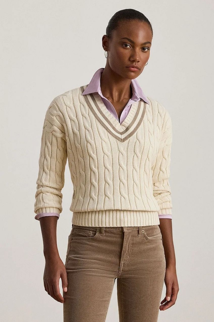 Bavlnený sveter Lauren Ralph Lauren