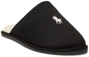 Papuče Polo Ralph Lauren Klarence čierna farba, 843981604001