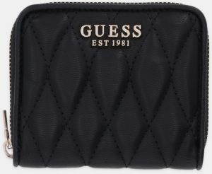 Peňaženka Guess VALLA dámska, čierna farba, SWQG81 22137