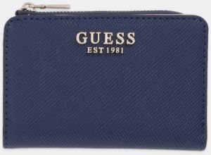 Peňaženka Guess BOLENA dámska, tmavomodrá farba, SWZG92 07156