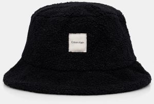 Klobúk Calvin Klein čierna farba, LV04F5055G