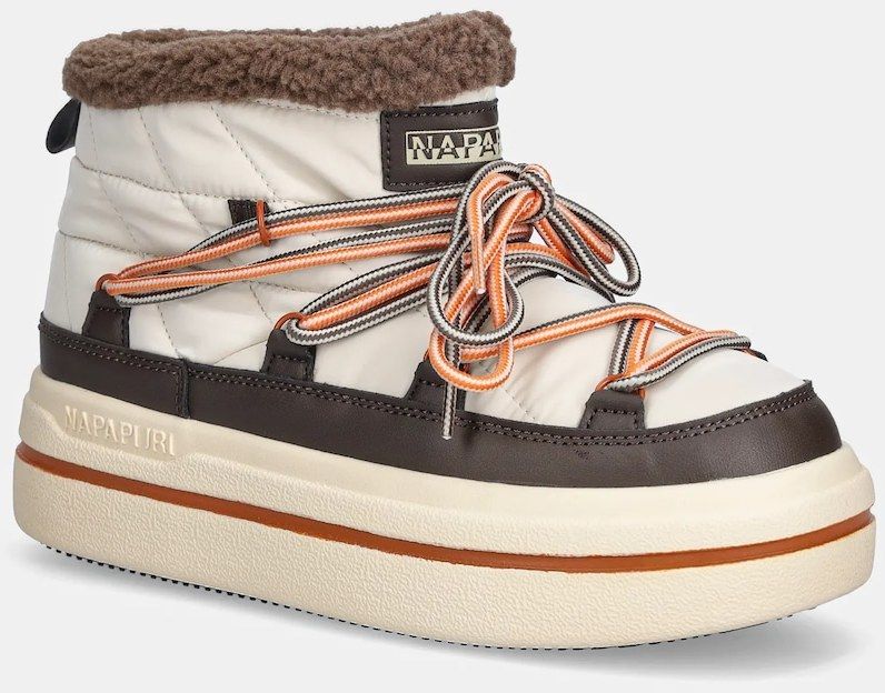 Snehule Napapijri F5GLACIER02/NYP béžová farba, NP0A892U NB7