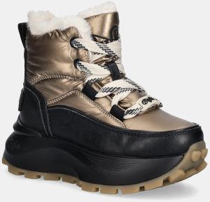 Snehule Buffalo Manhatten Lace Up Puffed zlatá farba, 1622622-GLD
