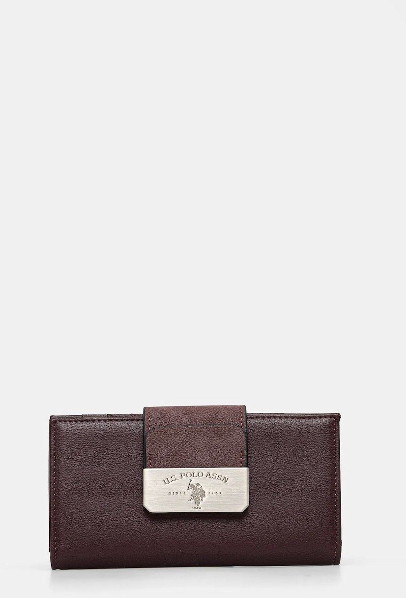 Peňaženka U.S. Polo Assn. Romantic dámska, fialová farba, WIUR08428WVP