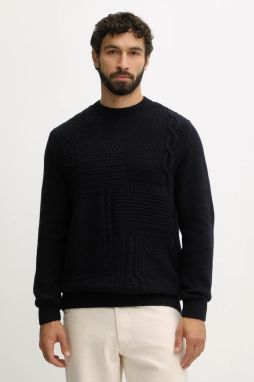 Vlnený sveter Barbour béžová farba, MKN1605