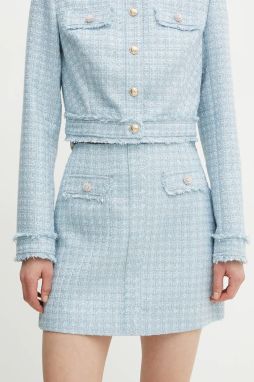 Sukňa Guess DAPHNEE mini, puzdrová, W5RD63 WGW82