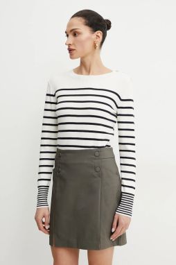 Sveter Morgan MTERA dámske, béžová farba, tenký, MTERA