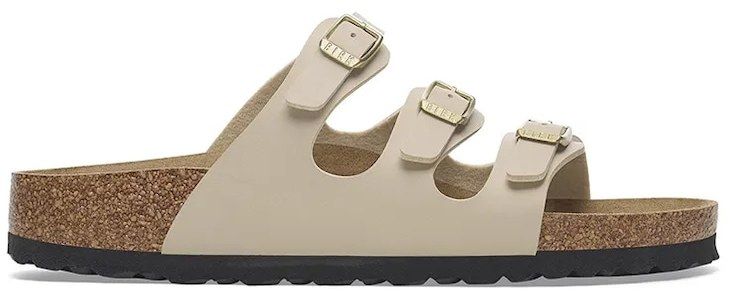Šľapky Birkenstock Florida BF béžová farba, 1029265