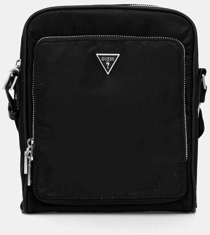 Malá taška Guess MILANO čierna farba, HMMINY P5260