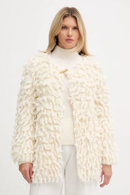 Kardigan s prímesou vlny Forte Forte béžová farba, teplé, 14452.mycoat