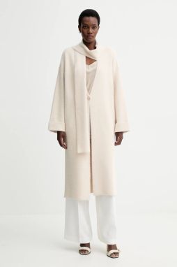 Kardigán Blugirl Blumarine béžová farba, ľahké, RF5234.MA39R