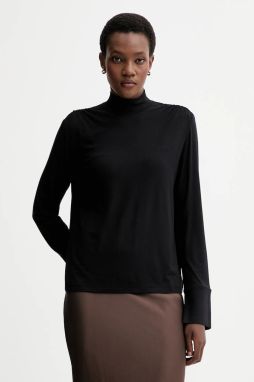 Blúzka Marc O'Polo čierna farba, jednofarebná, 510214952225