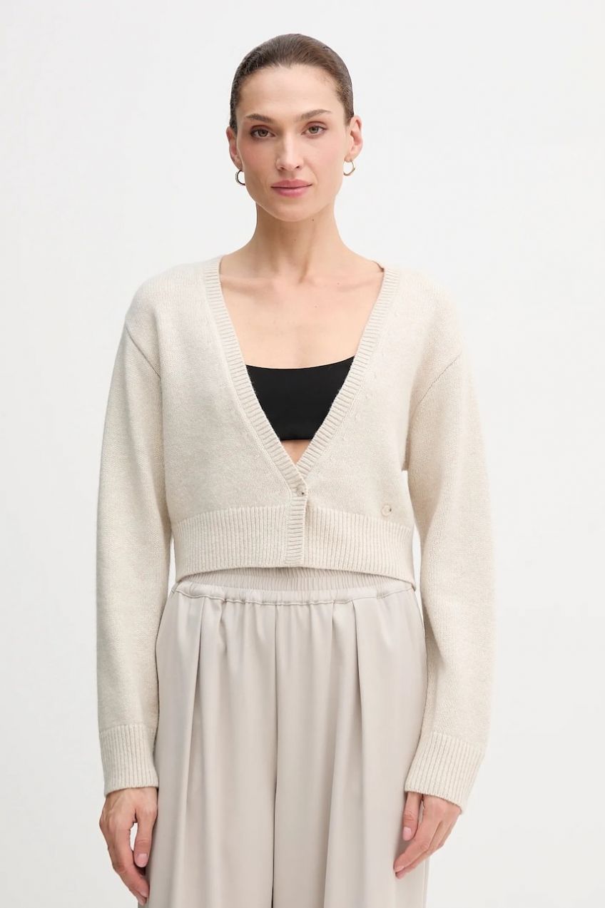 Sveter OUI béžová farba, 85772