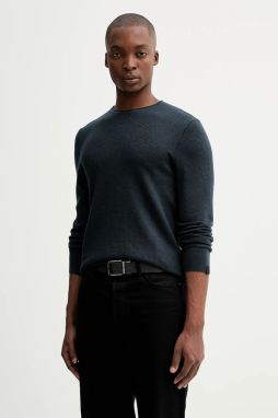 Sveter s prímesou vlny Rag & Bone tmavomodrá farba, ľahký, RH3225F6MWL