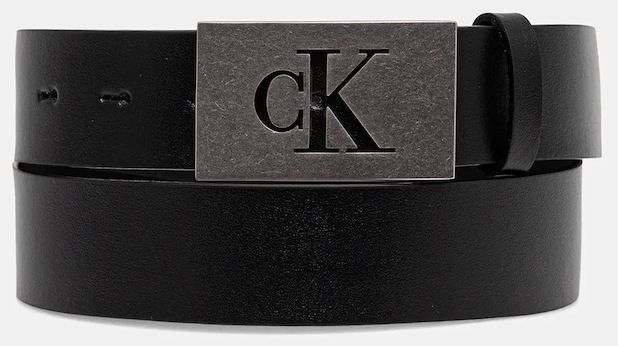 Opasok Calvin Klein čierna farba, LV04D7043G