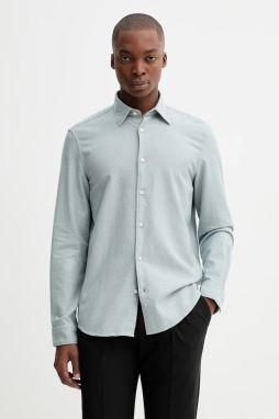 Bavlnená košeľa Marc O'Polo modrá farba, regular, s klasickým golierom, 531732342118