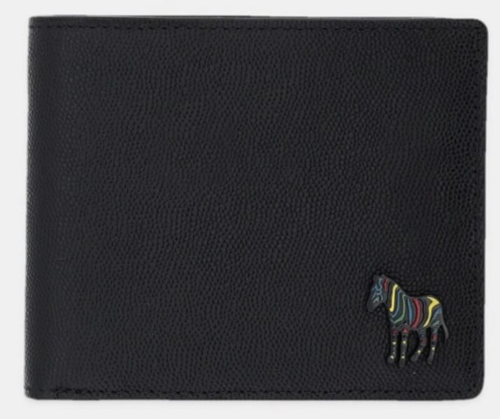 Kožená peňaženka Paul Smith čierna farba, M1A-6078-TMUZEB