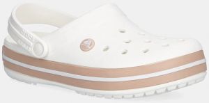 Šľapky Crocs Crocband biela farba, 11016