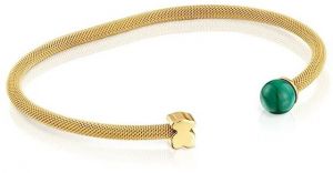 Pozlátený náramok s malachitom Tous ICON MESH 1004507840