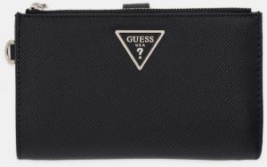 Peňaženka Guess LAUREL dámska, čierna farba, SWZG74 59157