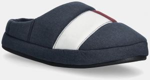 Papuče Tommy Hilfiger FLAG HOUSE SHOE tmavomodrá farba, FM0FM05613