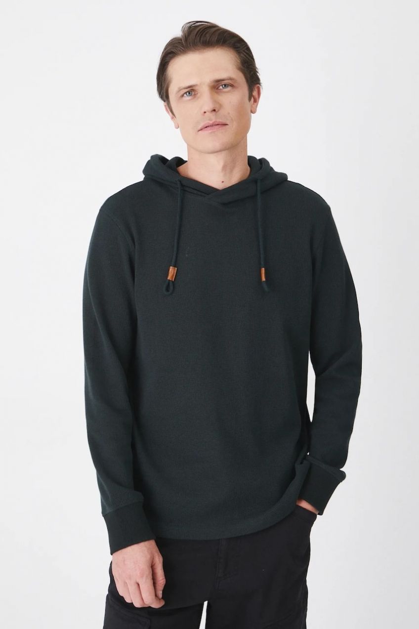 Mikina Medicine pánska, zelená farba, melanžová