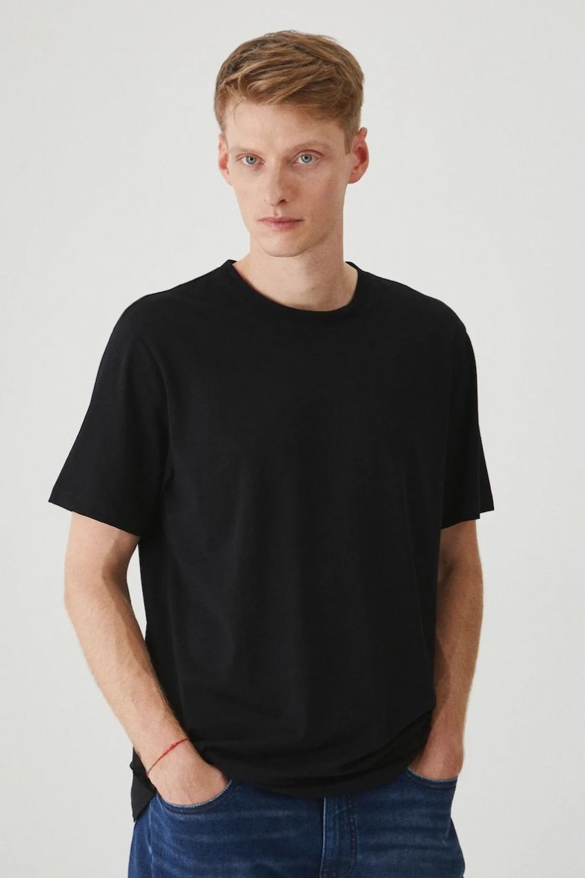 Tričko Medicine pánske, čierna farba, jednofarebná