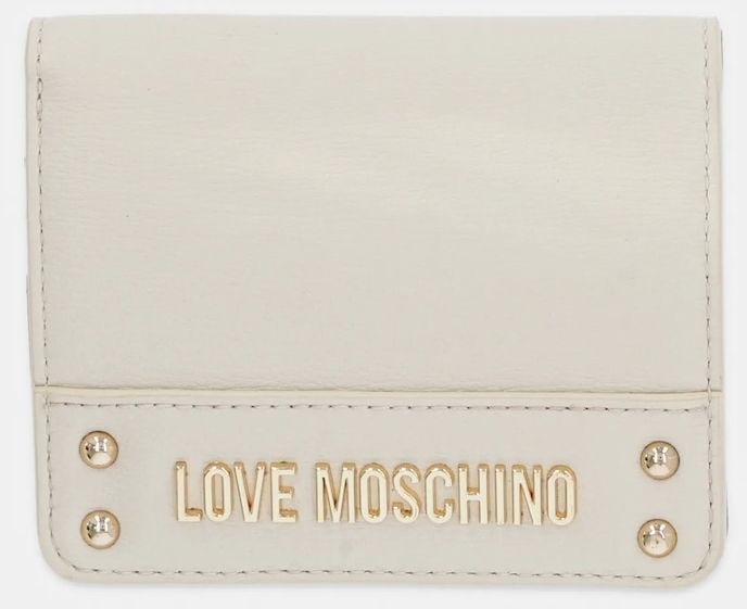 Peňaženka Love Moschino dámska, béžová farba, JC5703PP1