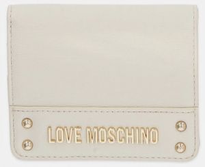Peňaženka Love Moschino dámska, béžová farba, JC5703PP1