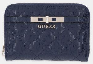Peňaženka Guess IDRA dámska, tmavomodrá farba, SWGG81 57140