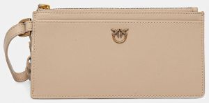 Kožená peňaženka Pinko dámska, béžová farba, 103611 A0F1