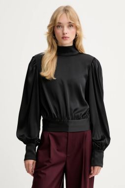 Blúzka Gestuz čierna farba, jednofarebná, 10910803