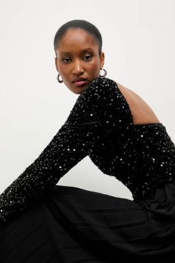 Body Answear.LAB čierna farba, jednofarebná