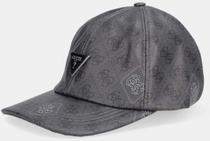 Šiltovka Guess MILANO čierna farba, AM9546 POL01