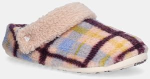 Papuče Crocs Classic Cozzzy Plaid Slipper ružová farba, 211911