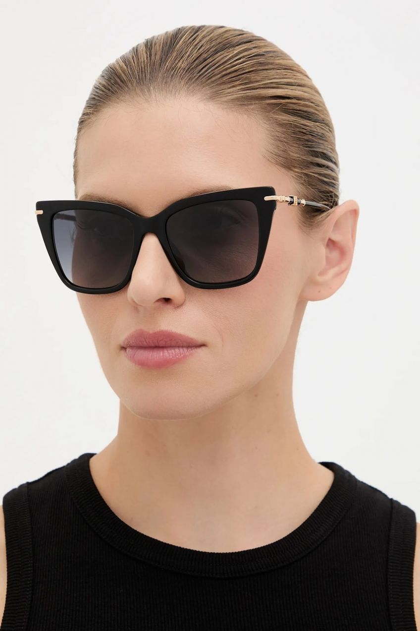 Slnečné okuliare Carolina Herrera čierna farba, HER 0351/G/S