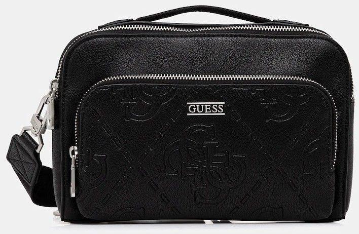 Malá taška Guess BOSTON čierna farba, HMBOMG P5439