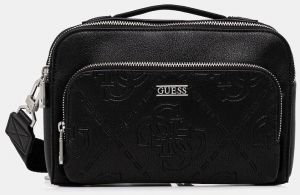 Malá taška Guess BOSTON čierna farba, HMBOMG P5439