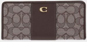 Peňaženka Coach dámska, hnedá farba, CCC98