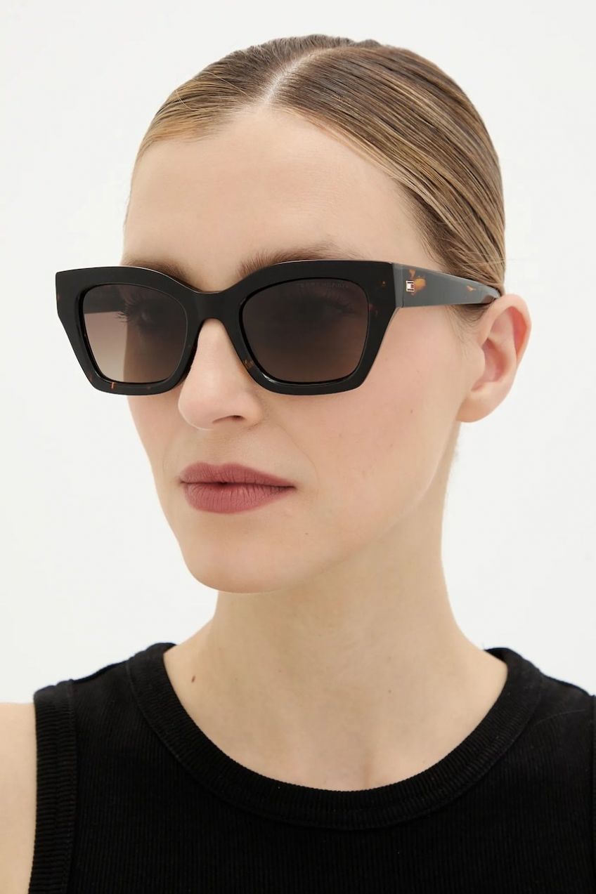 Slnečné okuliare Tommy Hilfiger čierna farba, TH 2264/S